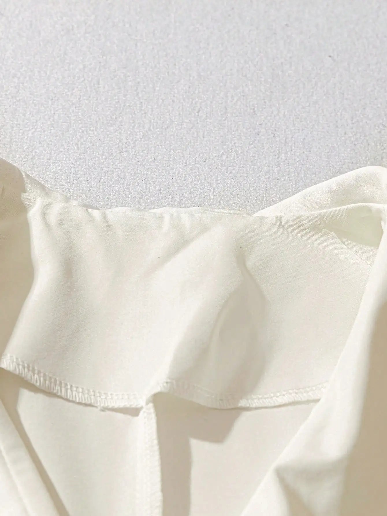Elegant White Peter Pan Collar Puff Sleeve Blouse