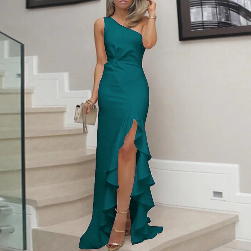 Elegant Sleeveless Maxi Dress